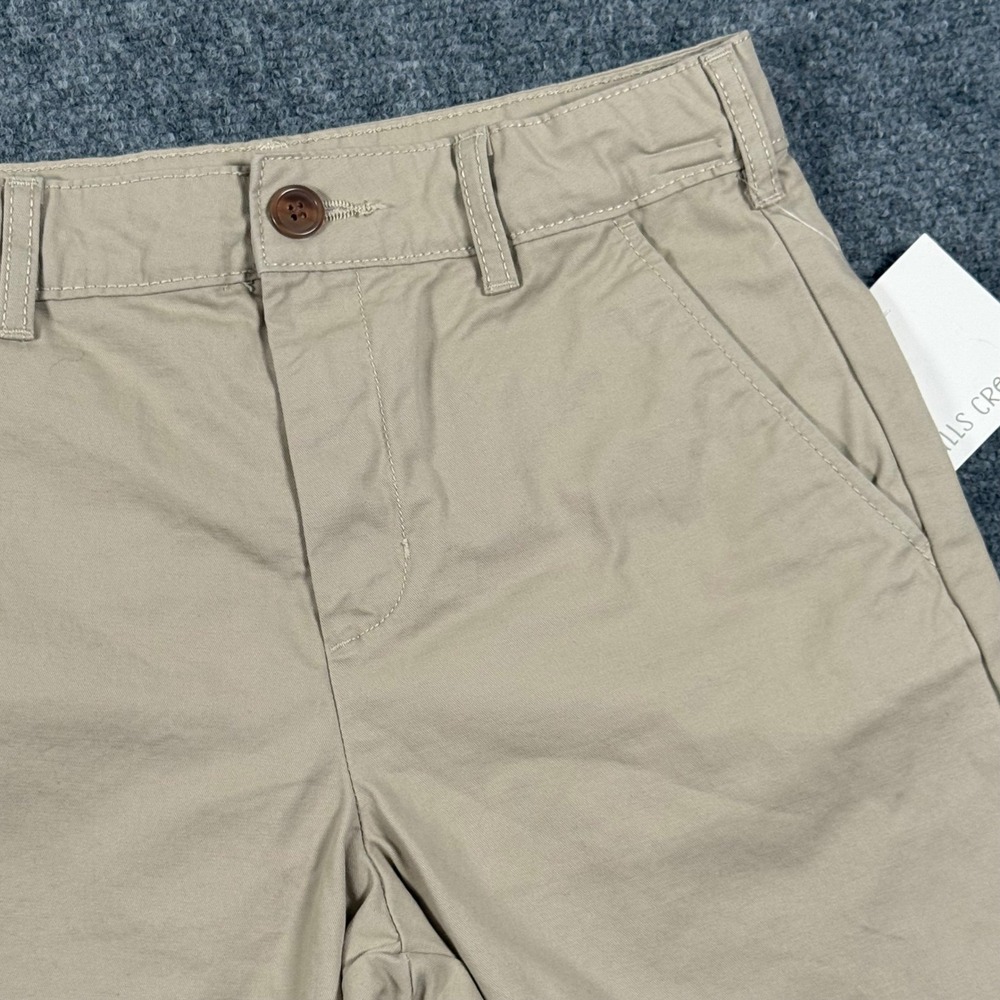 Falls Creek Khaki Shorts Adjustable Waist Casual Boy Kids L 10/12 Church School